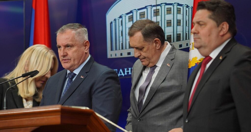 Milorad Dodik Radovan Višković Nenad Stevandić