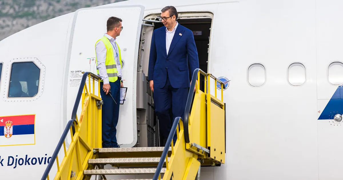 vučić avion