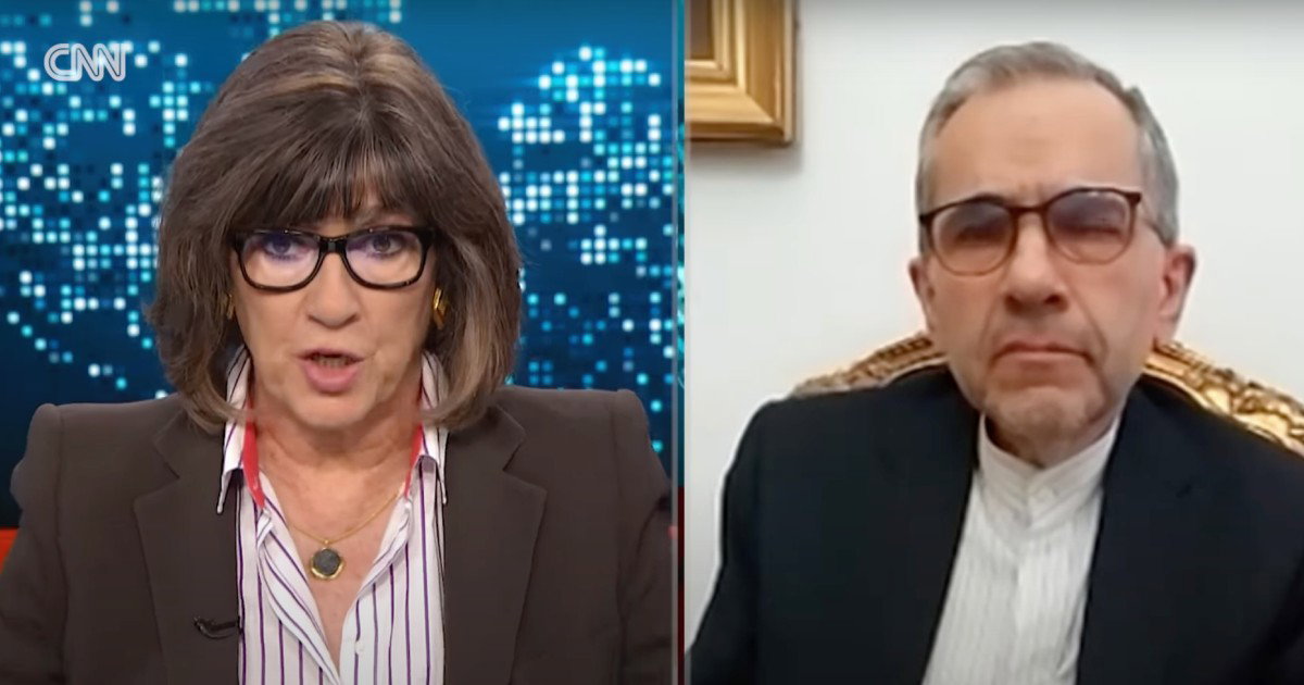 Christiane Amanpour i Majid Takht Ravanchi