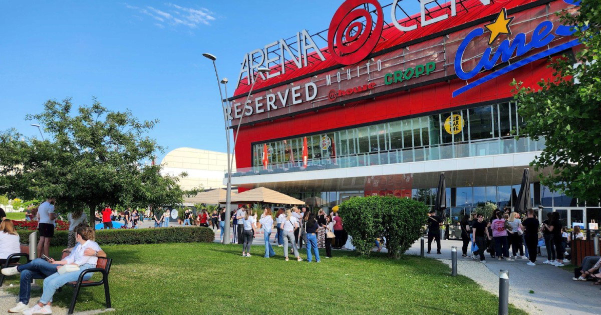 arena centar zagreb evakuacija