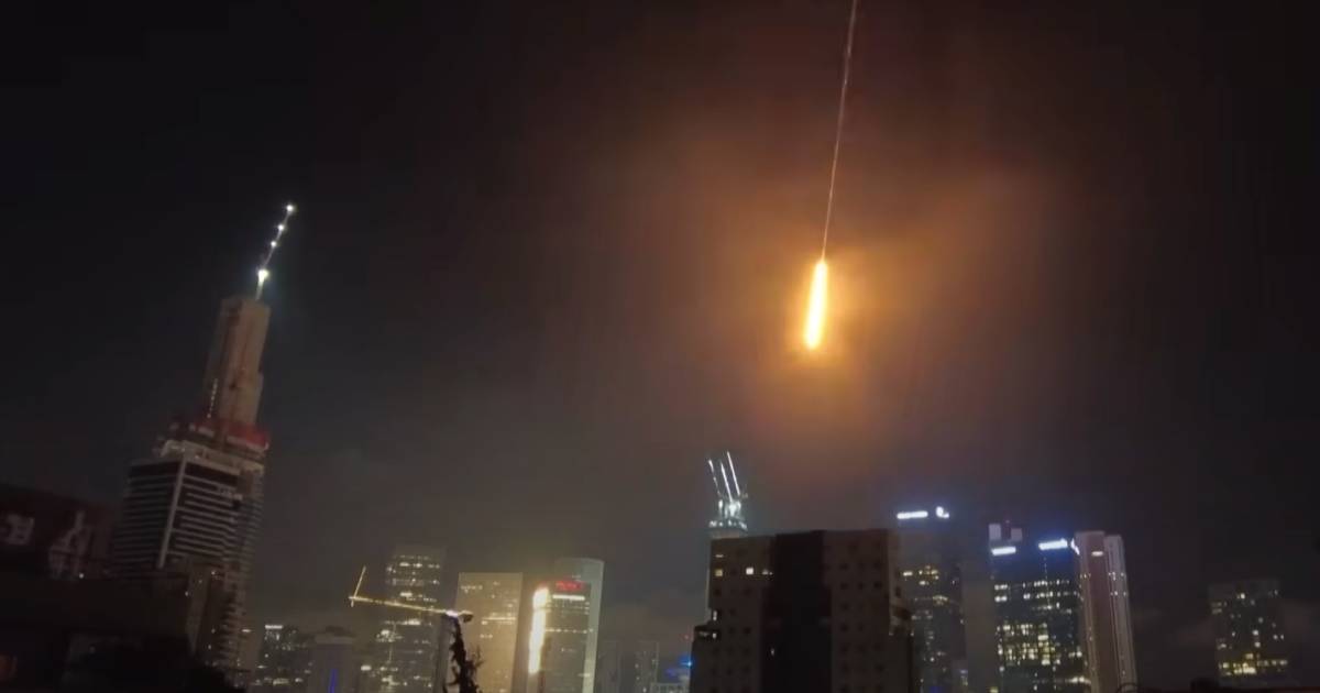 iranska raketa pogadja tel aviv