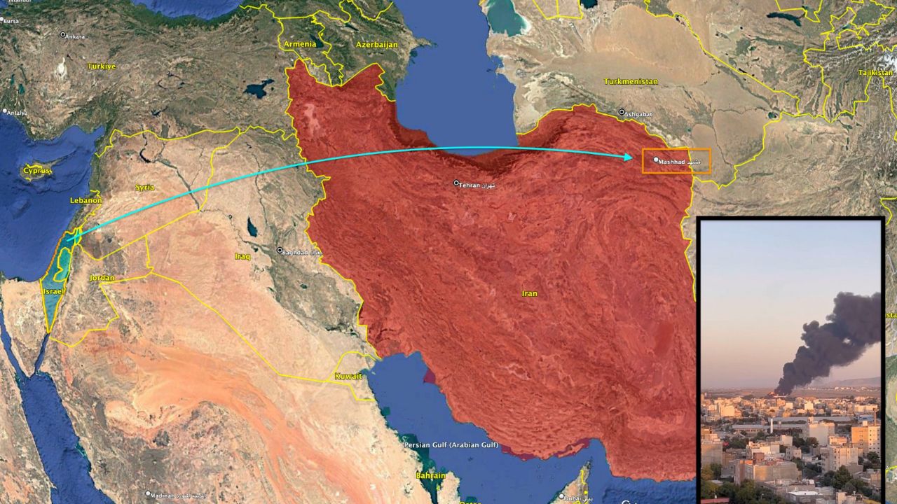 mashhad udar izraela