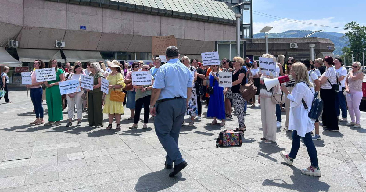 protest uposlenici vrtica banjaluka