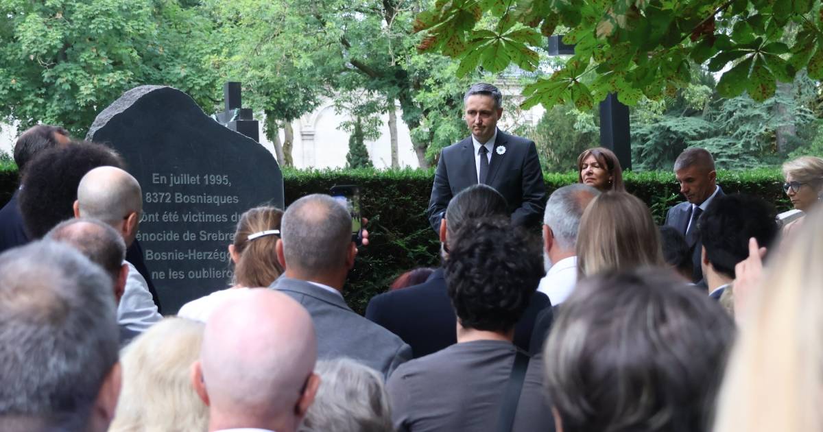 becirovic pariz spomenik genocid srebrenica