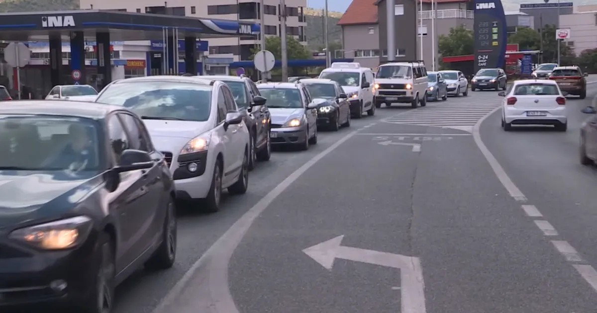 gužve zbog semafora kod Mostara
