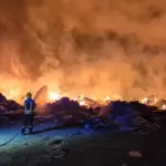 pozar deponija