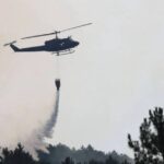 pozar helikopter prozor rama