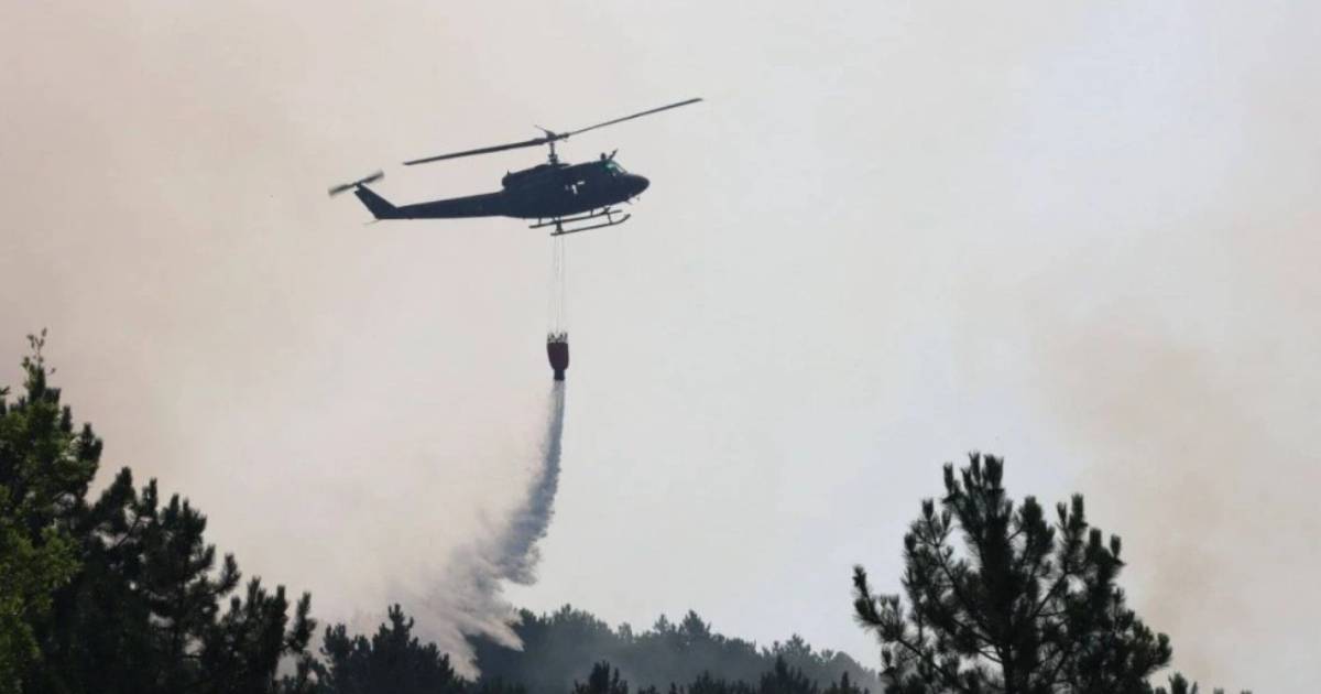 pozar helikopter prozor rama