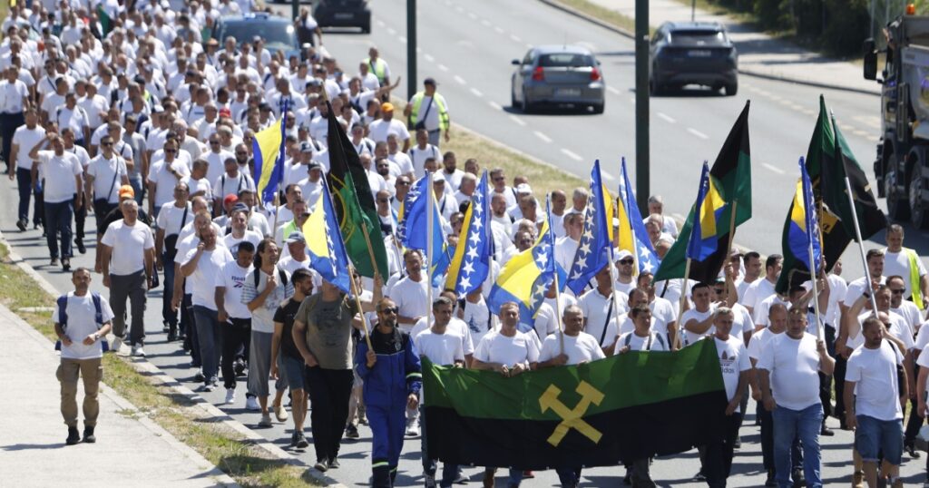 rudari protest u sarajevu