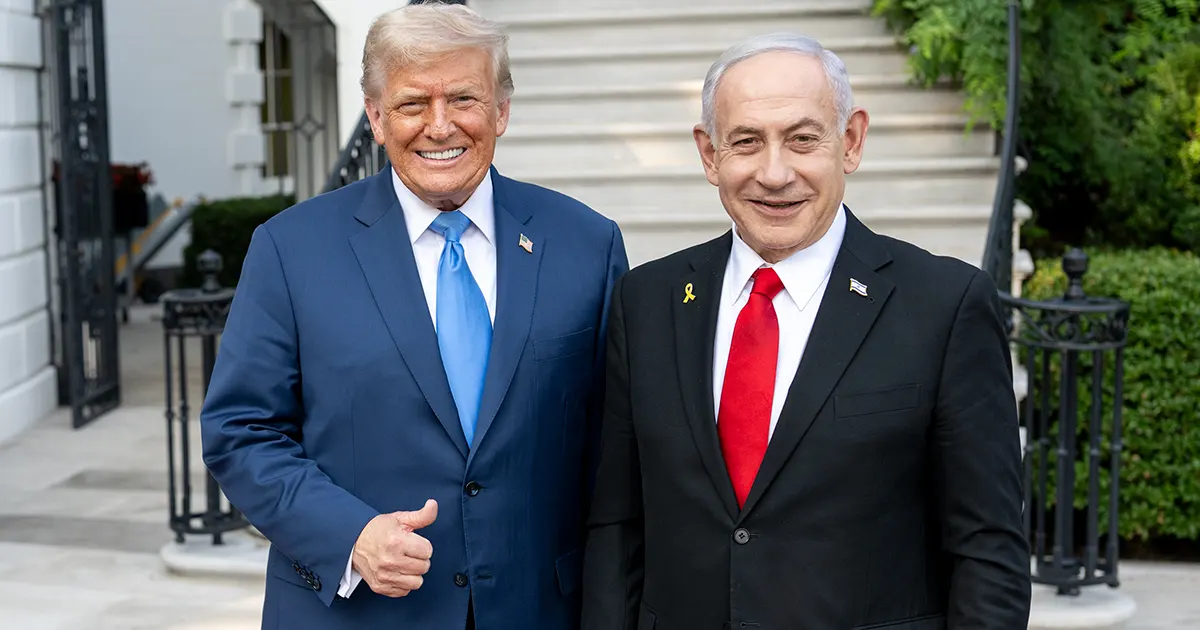 Donald Trump i Benjamin Netanyahu