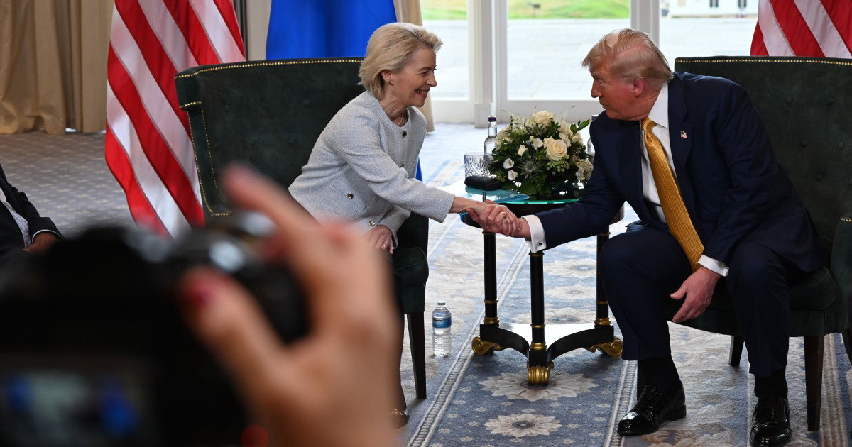 Ursula von der Leyen Donald Trump