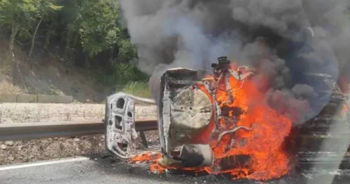 zapaljen automobil