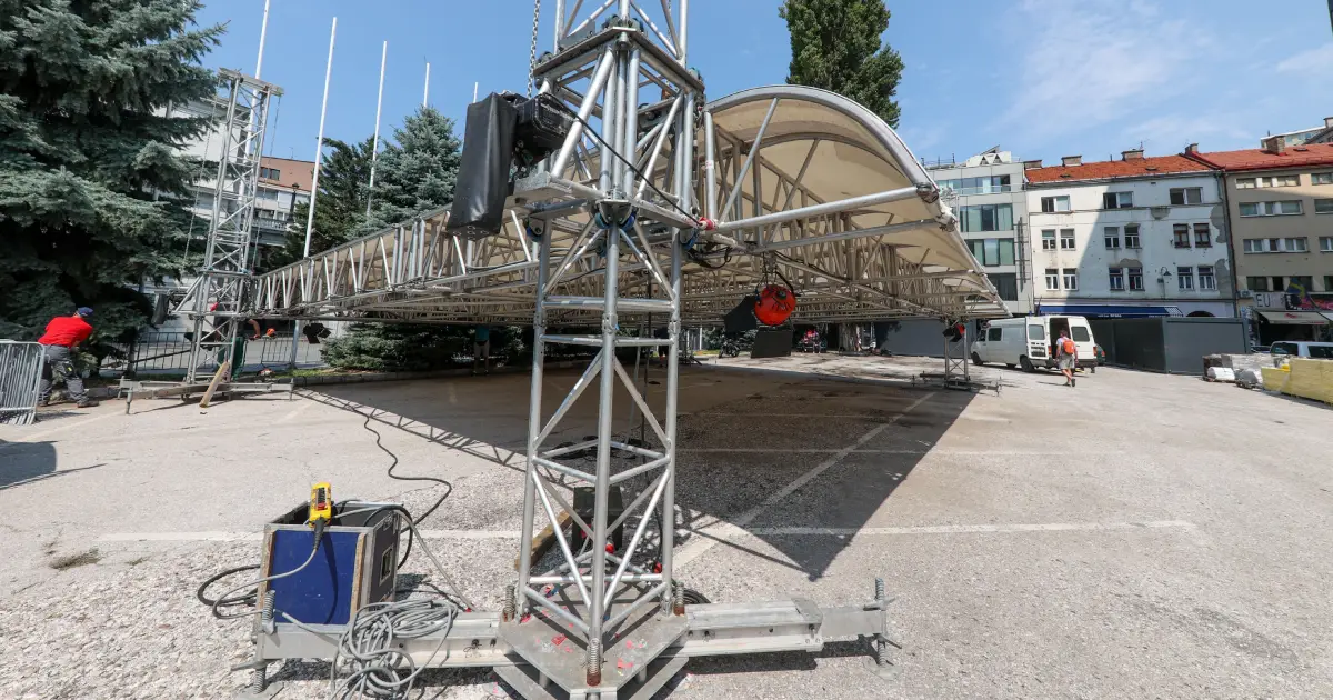 bina za sff ispred narodnog pozorista sarajevo