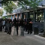 blokada novosadskog suda policija gradjani