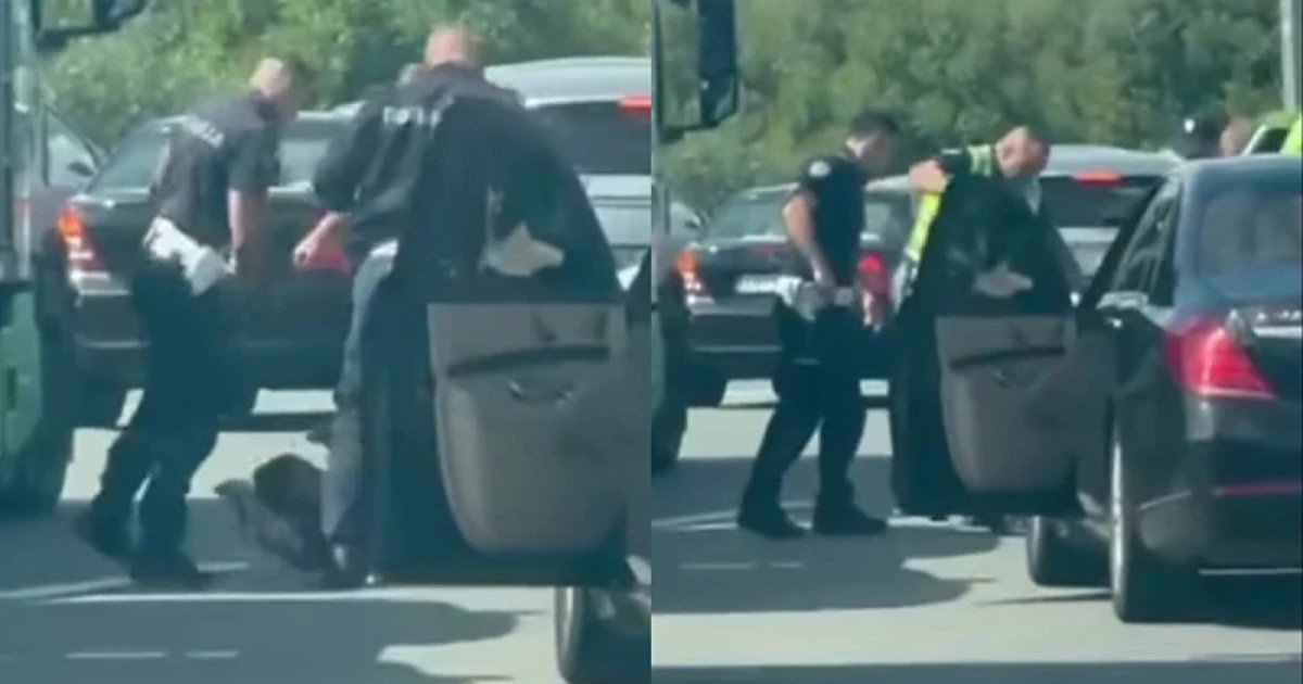 policija u srbiji šutirala muškarca