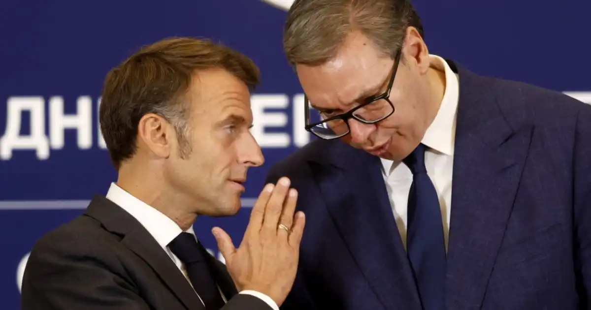 macron vucic