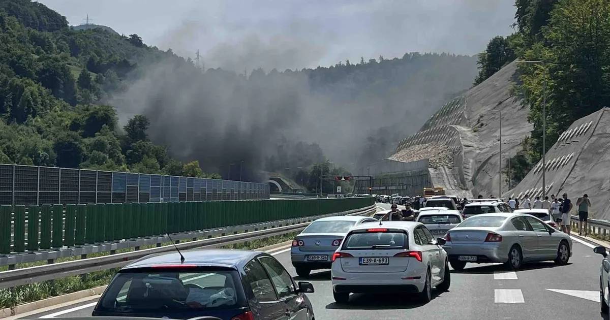 pozar tunel ivan