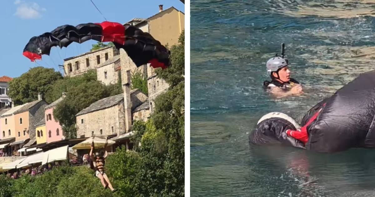 skok padobranom mostar