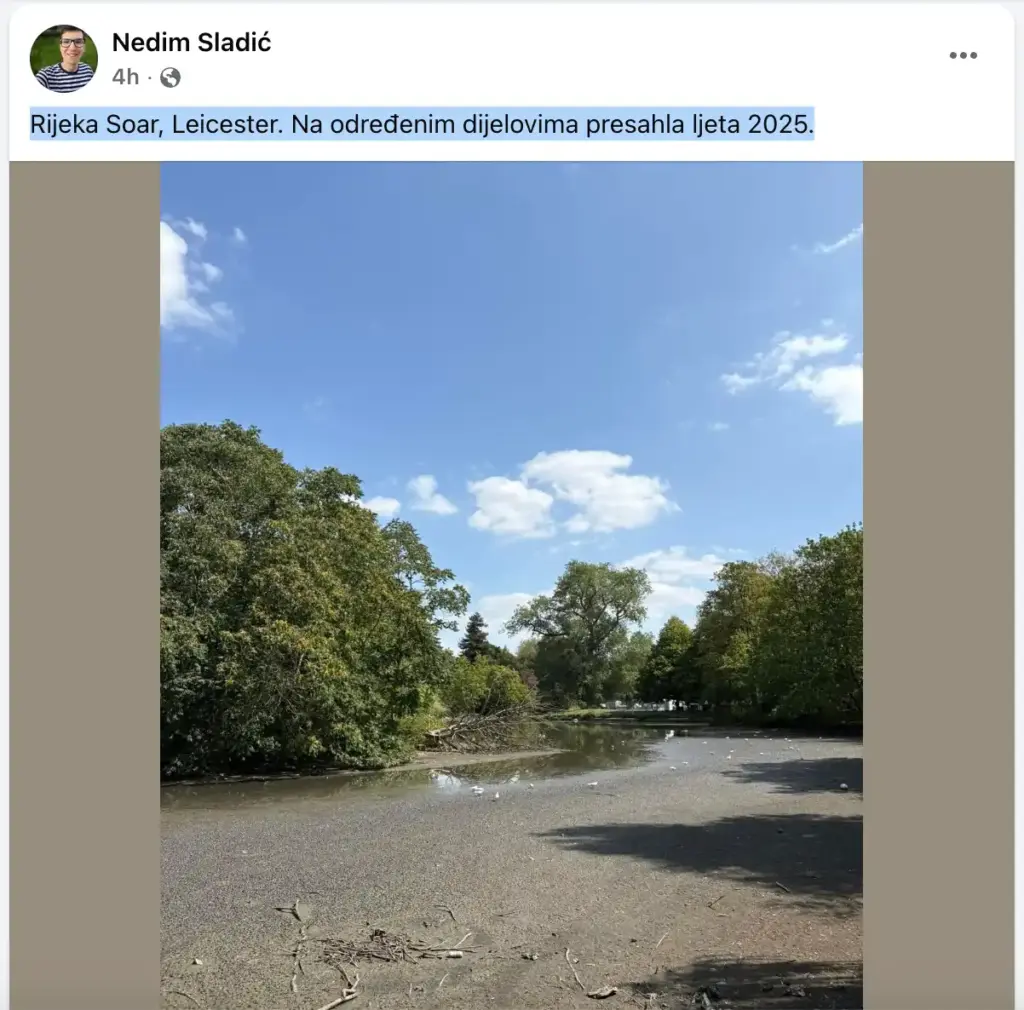 sladic objavio sliku rijeke soar