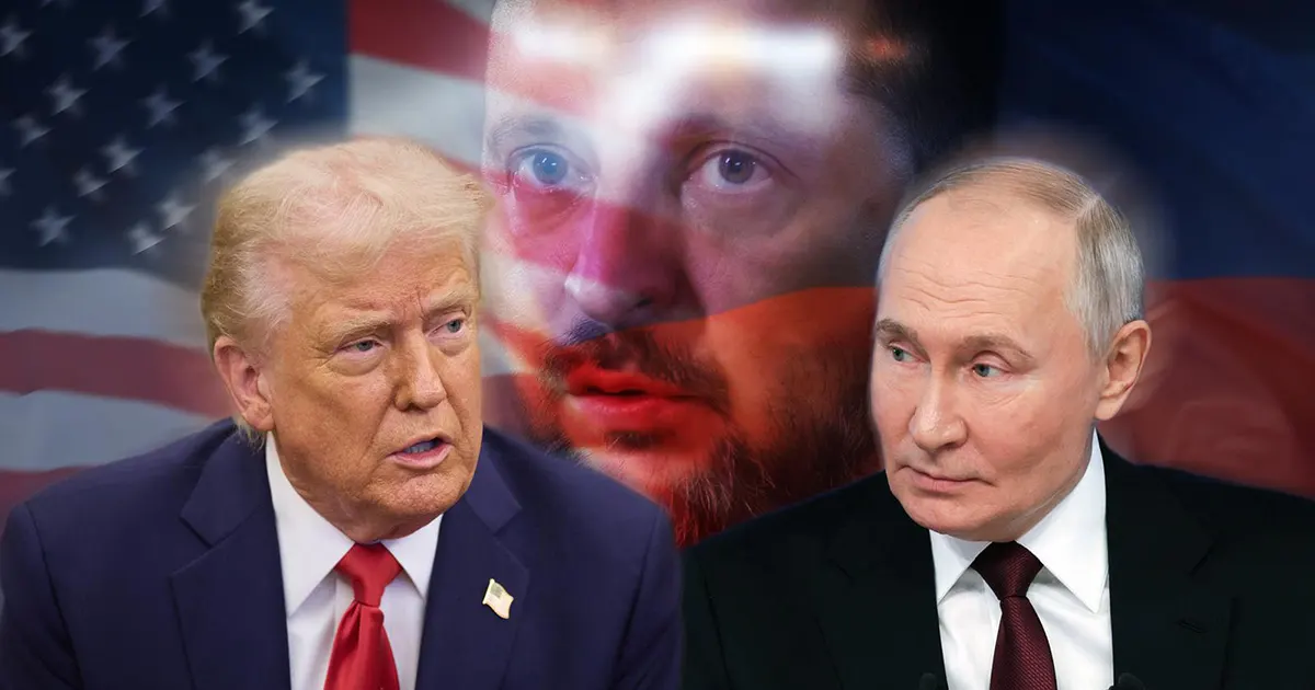 Donald Trump, Vladimir Putim i Volodimir Zelenski