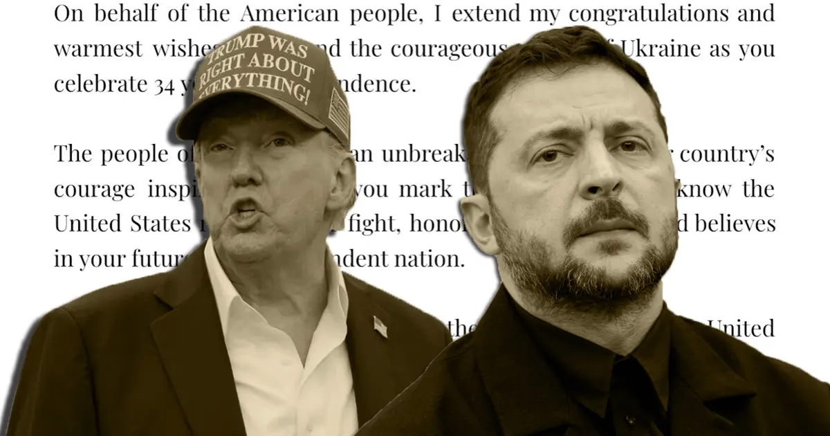 zelenski trump pismo