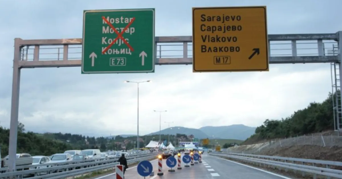 autoput ulaz prema sarajevo