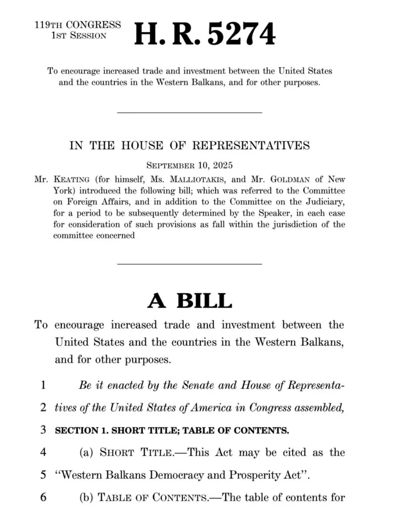 faksimil 1 americki zakon za BIH