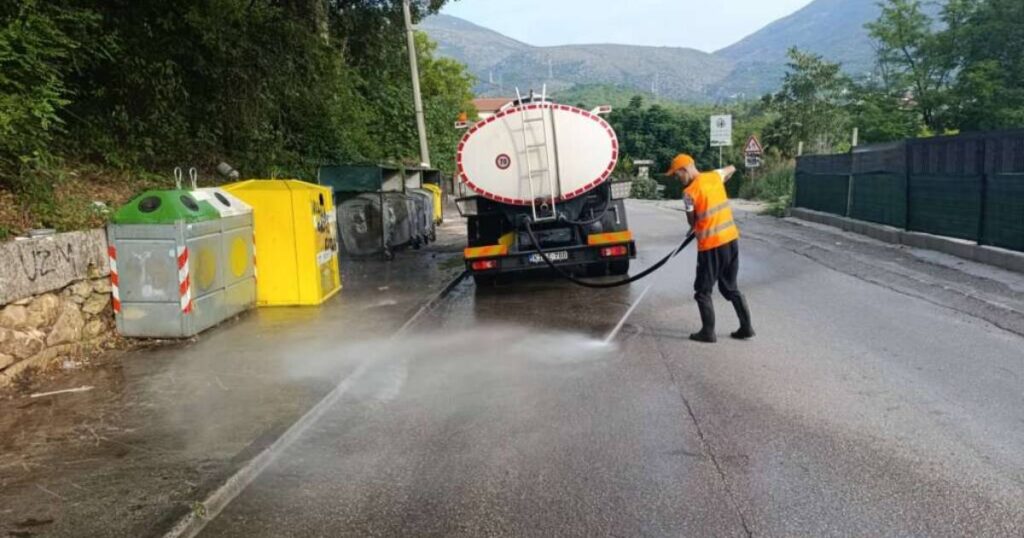 komunalci ciscenje ulica mostar