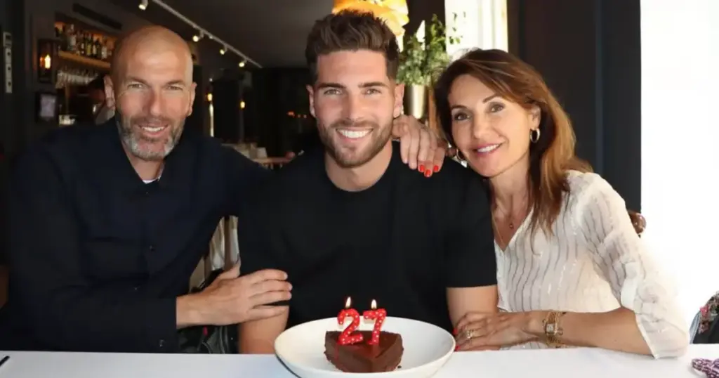 luca zidane s porodicom