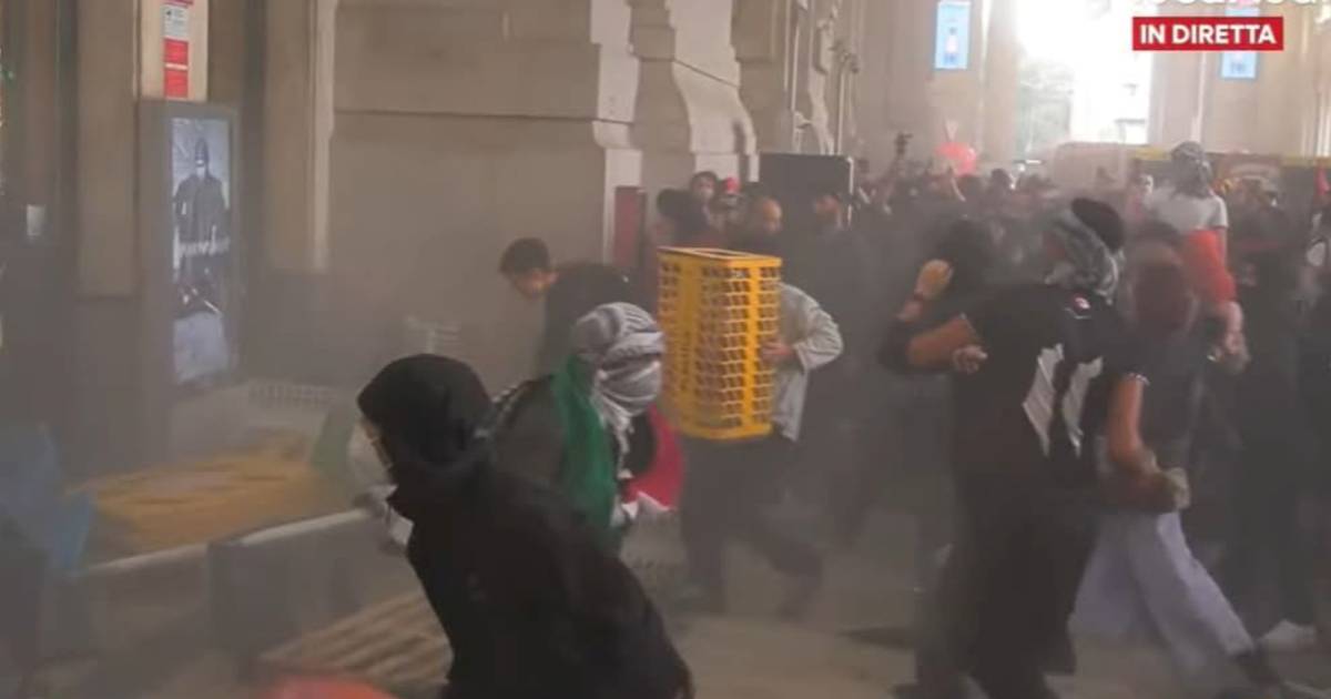 milano protesti neredi gaza