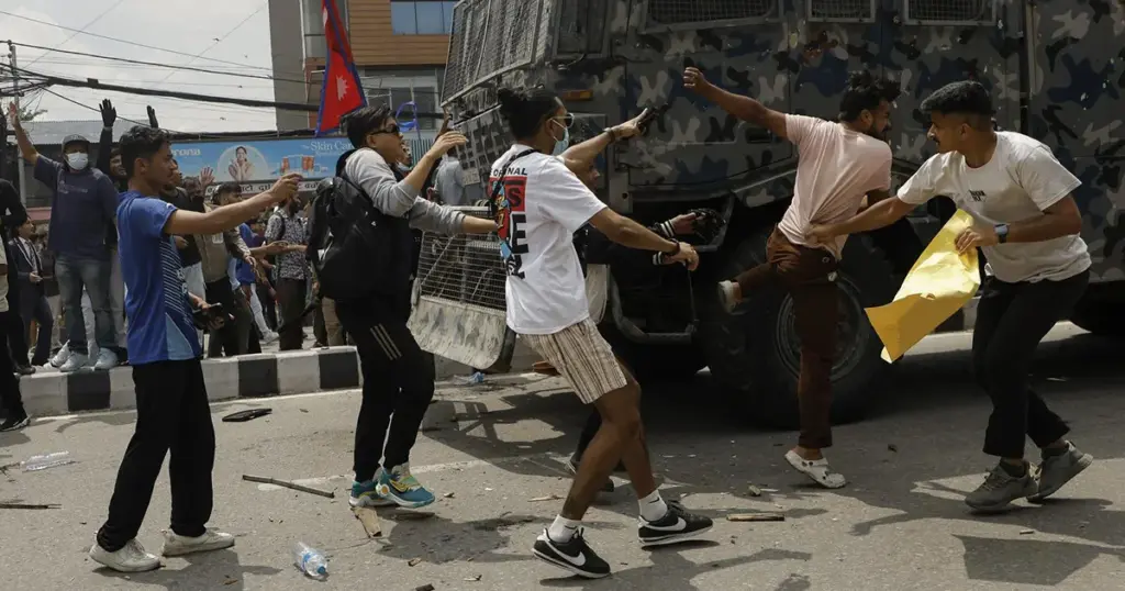 nepal protest