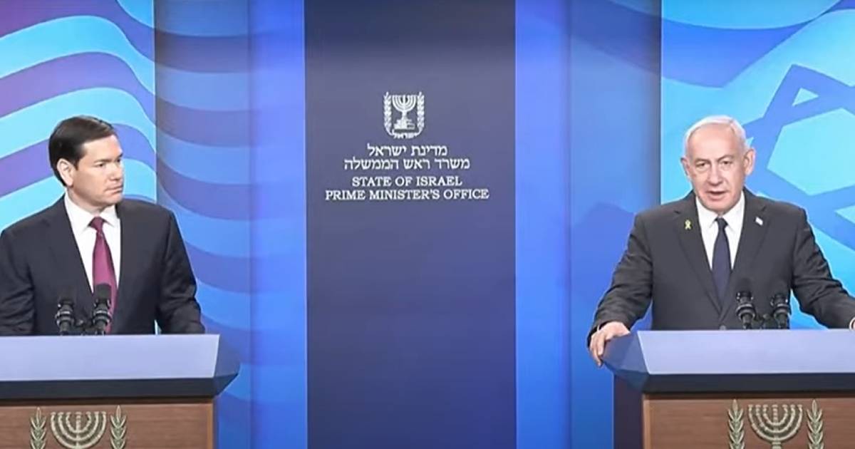 rubio netanyahu