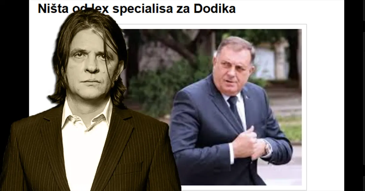 slobodan vaskovic i screenshot posljednjeg teksta koji je objavio prije smrti