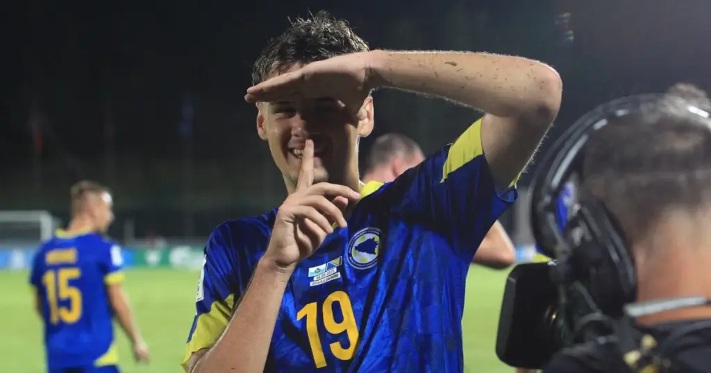kerim alajbegovic u dresu bosne i hercegovine