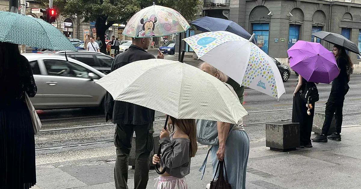Stiže hladna fronta i temperature ispod 10 stepeni: Pljuskovi, jak vjetar i snijeg