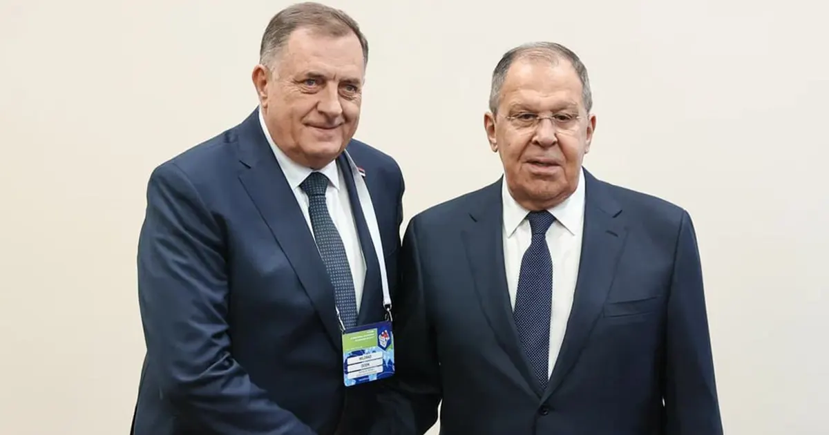 Dodik s Lavrovom u Minsku