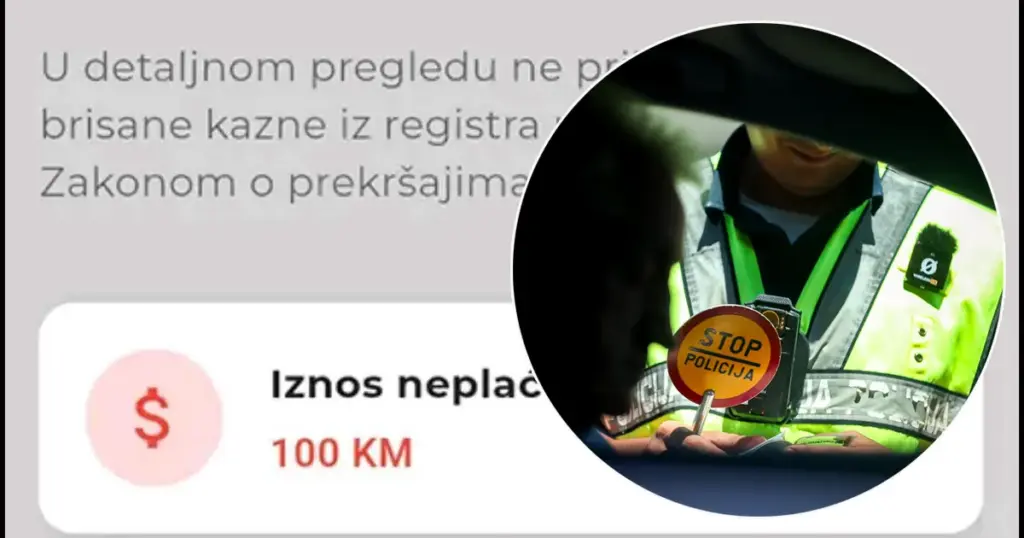 Sada možete provjeriti i odmah saznati da li imate neplaćenih kazni