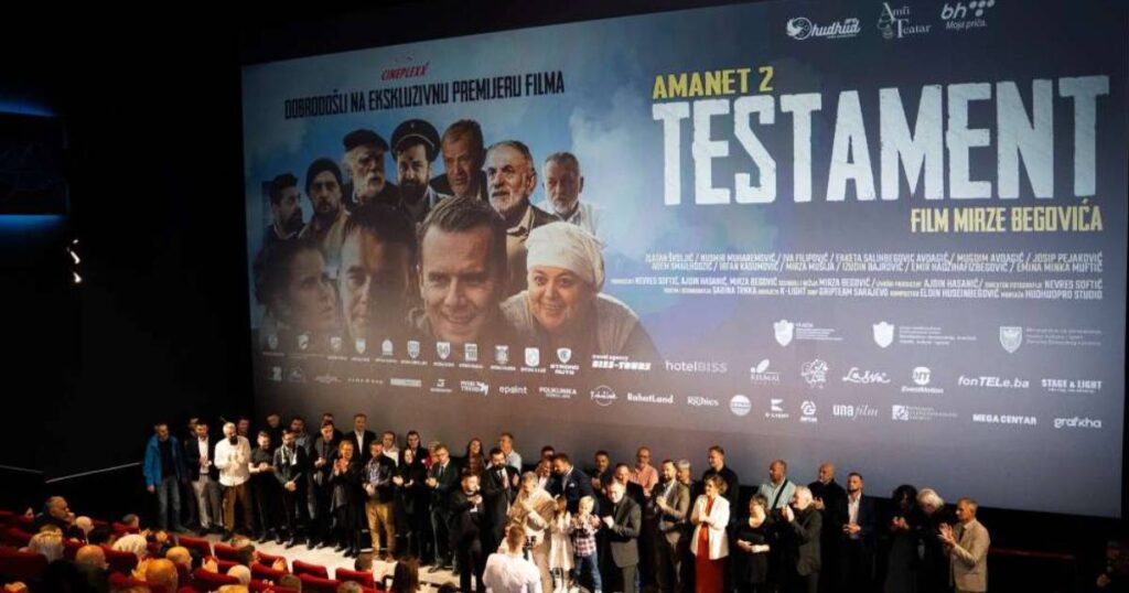 Film “Testament” u prvoj sedmici prikazivanja pogledalo više od 20.000 gledalaca