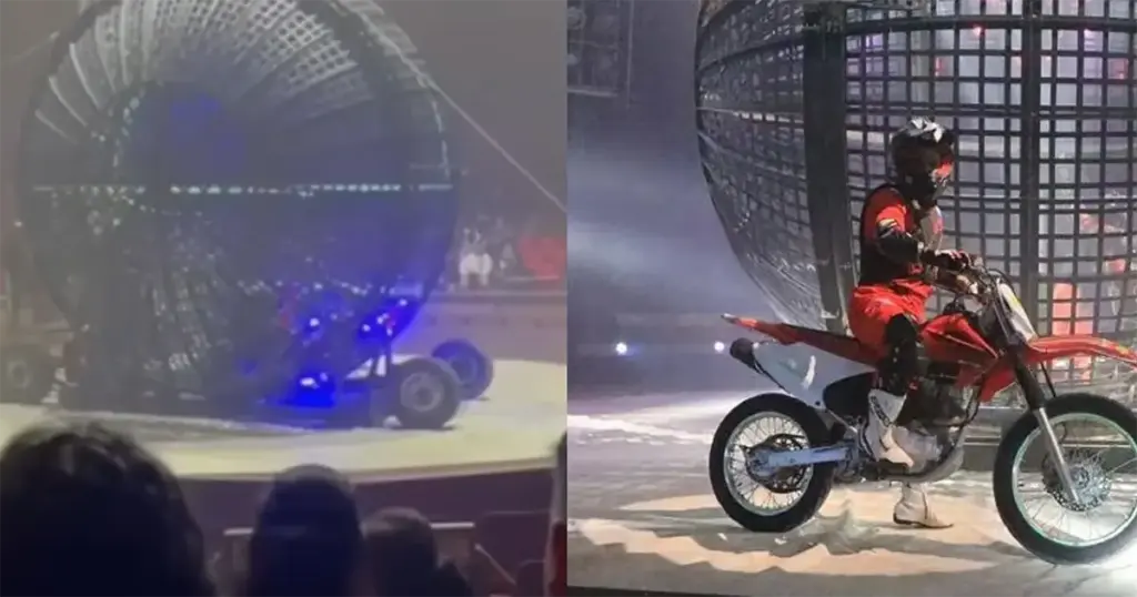 Dok je izvodio tačku "Globus smrti" poginuo akrobat na motociklu