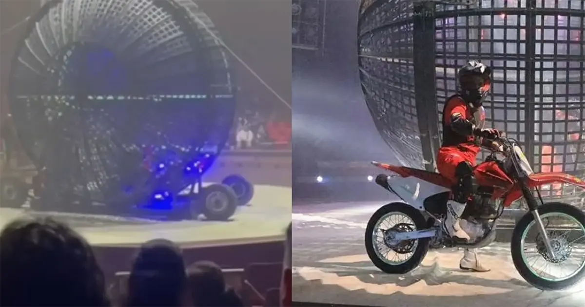 Dok je izvodio tačku "Globus smrti" poginuo akrobat na motociklu