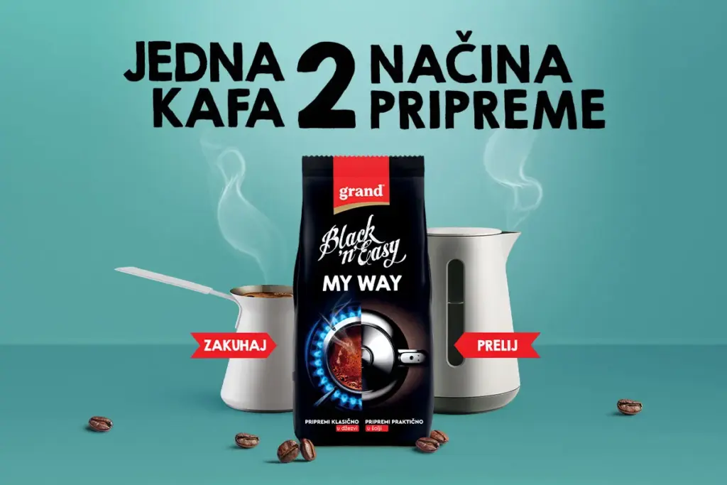 Black’n’Easy MY WAY – Jedna kafa, dva načina pripreme