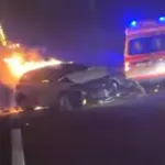 Iz zapaljenog automobila vozač spašen u posljednji čas