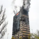 Požar na zgradi Vjesnika