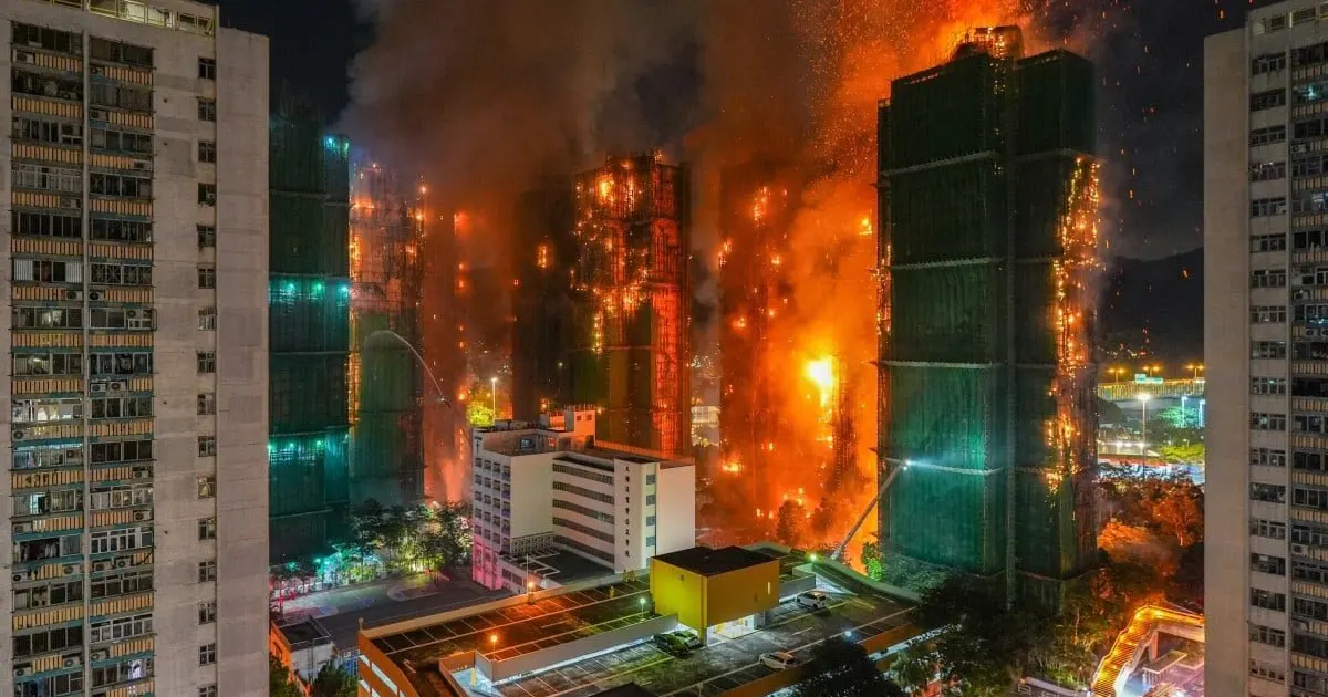 Požar u Hong Kongu