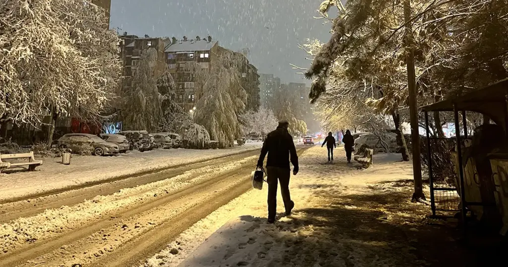 Snijeg u Sarajevu