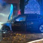 Zapaljeno službeno vozilo Grada Mostara koje koristi gradonačelnik Kordić