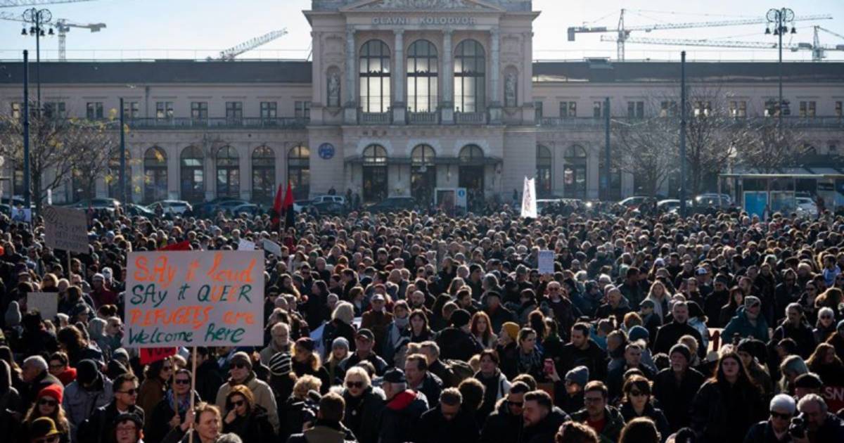 Protesti antifašista u Hrvatskoj