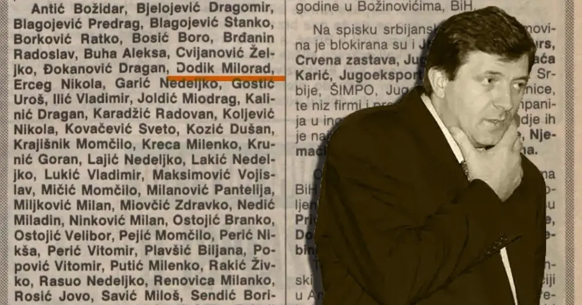 dodik crna lista iz devedesetih