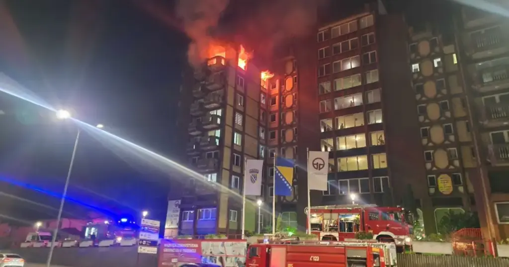 dom penzionera tuzla pozar