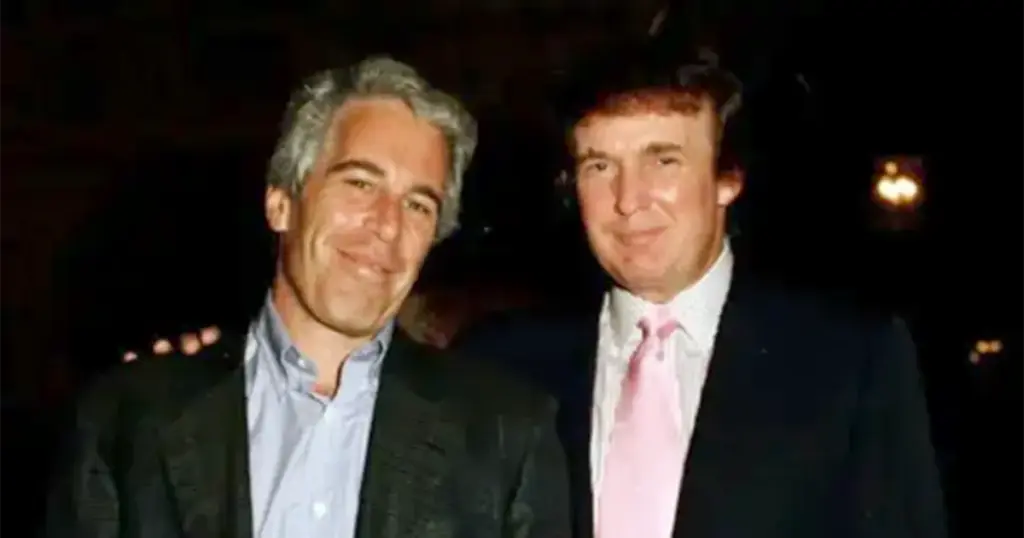 Donald Trump i Jeffrey Epstein